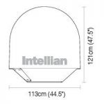 Обтекатель антенны Intellian i9P/i9W