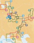 Навигационная карта Navionics Gold "Волго-Балтийский канал: от Рыбинскго водохранилища до Вытегры" (код 624)